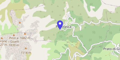 Carte OpenStreetMap — Le Village, Popolasca