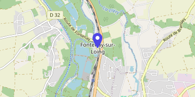 Carte OpenStreetMap — 7 avenue de la République, Fontenay-sur-Loing
