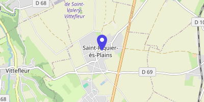 Carte OpenStreetMap — 185 rue du Four-Banal, Saint-Riquier-ès-Plains