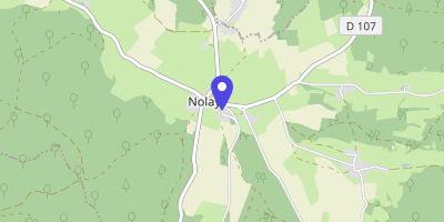 Carte OpenStreetMap — 3 rue de l'Église, Nolay