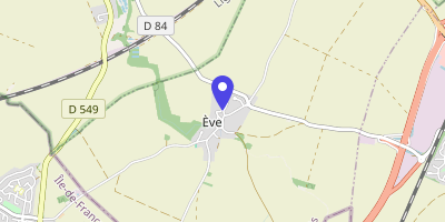 Carte OpenStreetMap — Rue de la Courcelle, Ève