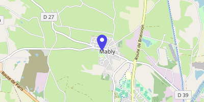 Carte OpenStreetMap — 5 rue du Parc, Mably