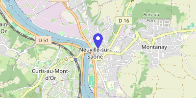 Carte OpenStreetMap — Place du 8-Mai-1945, Neuville-sur-Saône