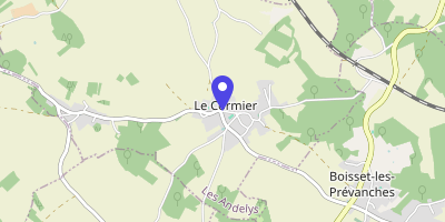 Carte OpenStreetMap — 2 place de la Mairie, Le Cormier