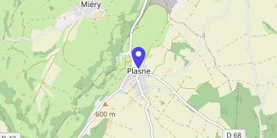 Carte OpenStreetMap — 51 rue du Château-d'Eau, Plasne