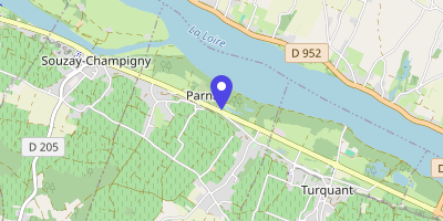Carte OpenStreetMap — 4 route de Saumur, Parnay