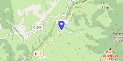 Carte OpenStreetMap — 9 rue du Rocher, Saint-Cirgues-de-Jordanne