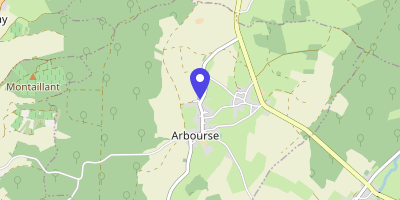 Carte OpenStreetMap — 4 Grande rue, Arbourse