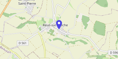 Carte OpenStreetMap — 8 rue de l'Église, Reuil-sur-Brêche