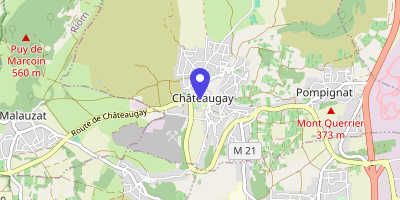 Carte OpenStreetMap — 1 place Lucien-Bayle, Châteaugay