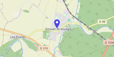 Carte OpenStreetMap — Place de la Mairie, Ozouer-le-Voulgis