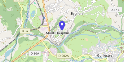 Carte OpenStreetMap — 5 place Marquis de Larray, Mont-Dauphin