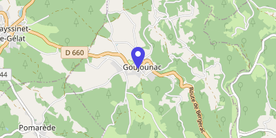 Carte OpenStreetMap — 95 Rue du Tympan, Goujounac