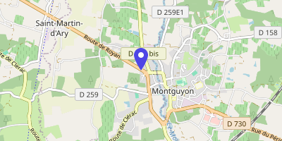 Carte OpenStreetMap — 3 route de Royan, Saint-Martin-d'Ary