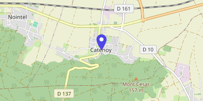 Carte OpenStreetMap — 4 bis place de la Mairie, Catenoy