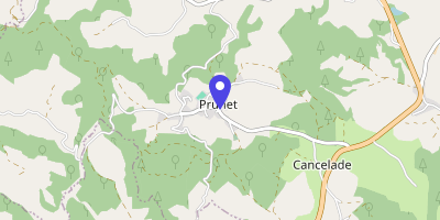Carte OpenStreetMap — 1 place de la Fontaine, Prunet
