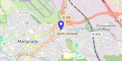Carte OpenStreetMap — Esplanade Albert Mairot, Saint-Victoret