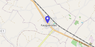 Carte OpenStreetMap — 1 place de la Mairie, Fauguerolles