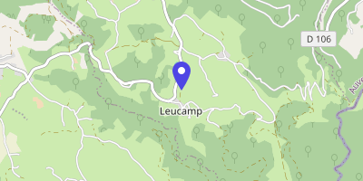 Carte OpenStreetMap — Le Bourg, Leucamp