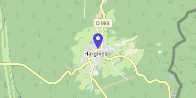 Carte OpenStreetMap — 25 rue Gabriel-Brichet, Hargnies