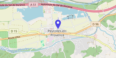 Carte OpenStreetMap — 9 place de l'Hôtel-de-Ville, Peyrolles-en-Provence