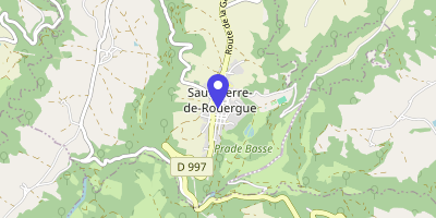 Carte OpenStreetMap — 3 Place des Arcades, Sauveterre-de-Rouergue