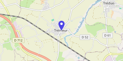 Carte OpenStreetMap — 2 place des Ifs, Trémeur