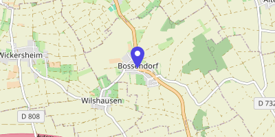 Carte OpenStreetMap — 2 rue Haute, Bossendorf