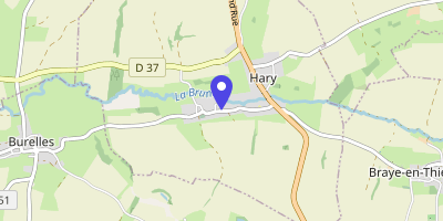 Carte OpenStreetMap — 81 rue Verte, Hary