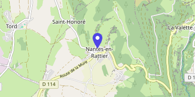 Carte OpenStreetMap — Le Bourg, Nantes-en-Rattier