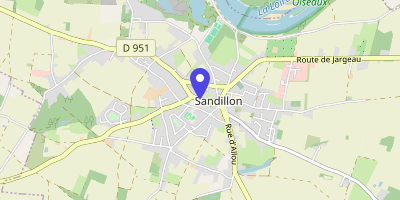 Carte OpenStreetMap — 251 route d'Orléans, Sandillon