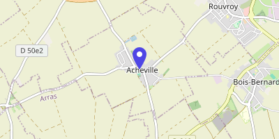 Carte OpenStreetMap — 5 rue Jean-Lennes, Acheville