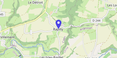 Carte OpenStreetMap — 4 route du Lavoir, Rapilly