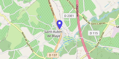 Carte OpenStreetMap — 691 avenue de la Liberté, Saint-Aubin-de-Blaye