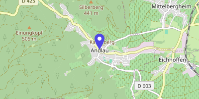 Carte OpenStreetMap — 1 place de la Mairie, Andlau