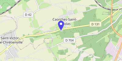 Carte OpenStreetMap — 11 route d'Orbec, Caorches-Saint-Nicolas
