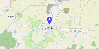 Carte OpenStreetMap — 2 rue du Moulin, Glénay