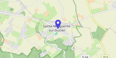 Carte OpenStreetMap — 1 place de l'Église, Sainte-Marguerite-sur-Duclair