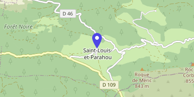 Carte OpenStreetMap — 4 rue de l'École, Saint-Louis-et-Parahou