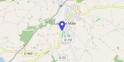 Carte OpenStreetMap — 22 rue Docteur-Réau, Luçay-le-Mâle