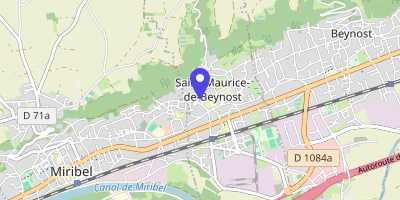 Carte OpenStreetMap — Avenue du Mas-Rolland, Saint-Maurice-de-Beynost
