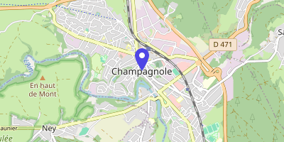 Carte OpenStreetMap — Place Charles-de-Gaulle-3-Septembre, Champagnole