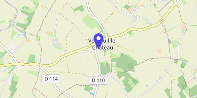 Carte OpenStreetMap — 1 rue de Richelieu, Verneuil-le-Château