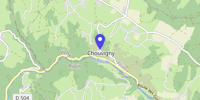 Carte OpenStreetMap — 2 route de la Mairie, Chouvigny