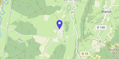 Carte OpenStreetMap — Le Bourg, Cortambert