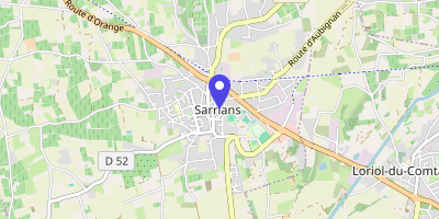 Carte OpenStreetMap — 1 place du 1er-Août-1944, Sarrians