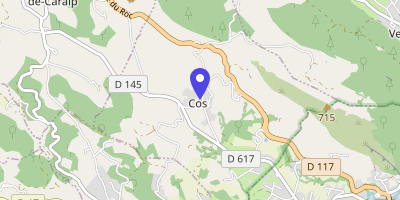 Carte OpenStreetMap — Place de la Mairie, Cos