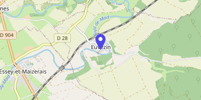 Carte OpenStreetMap — Place du Château, Euvezin