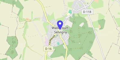 Carte OpenStreetMap — Place Jean-Jaurès, Walincourt-Selvigny