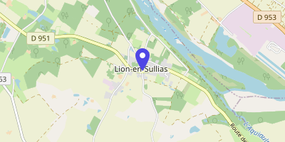 Carte OpenStreetMap — 30 route de Gien, Lion-en-Sullias